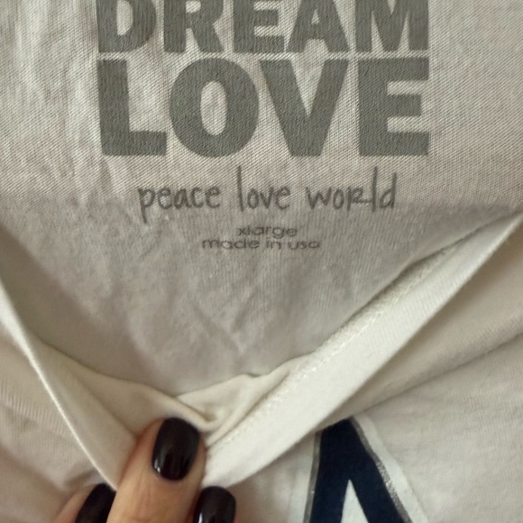 Peace Love World Dallas Cowboys Shirt - Picture 5 of 5